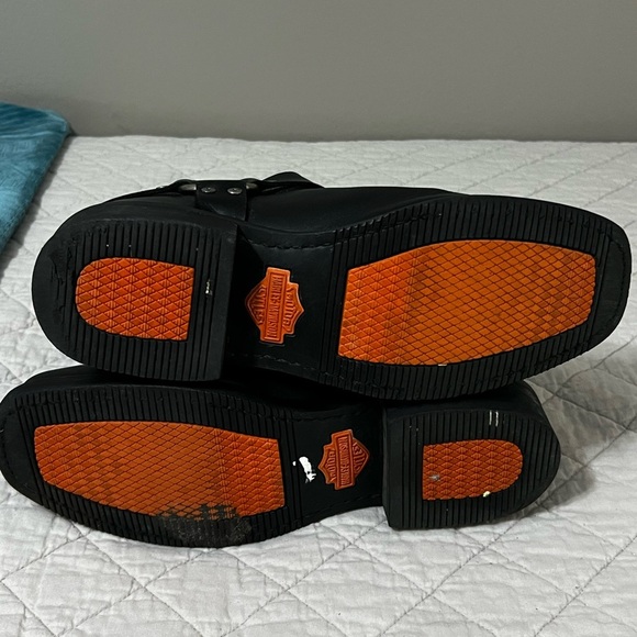 Men's Harley-Davidson Bowden Leather Harness Motorcycle Boot Sz 10.5 EUC - Picture 6 of 8